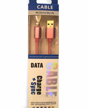 Usb Data Kabl Micro 1m roze