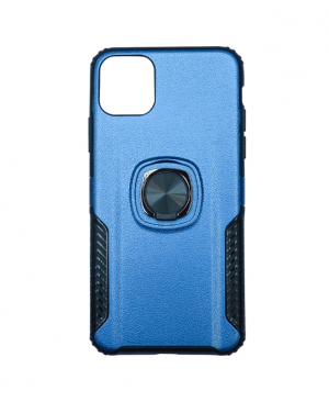 Futrola Silikon Hard + Ring Iphone 11 Pro plava