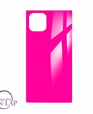 Futrola Silikon Kockice Iphone 12 Pro Max (6.7") / neon pink