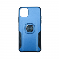 Futrola Silikon Hard + Ring Iphone 11 plava