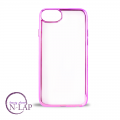 Futrola Iphone 6 / 6S / metalik okvir providna pink