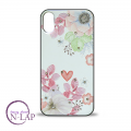 Futrola Iphone X / XS / cirkon floral
