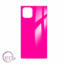 Futrola Silikon Kockice Iphone 12 Pro Max (6.7") / neon pink