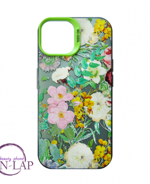 Futrola Flower Print Iphone 15 Plus / W03