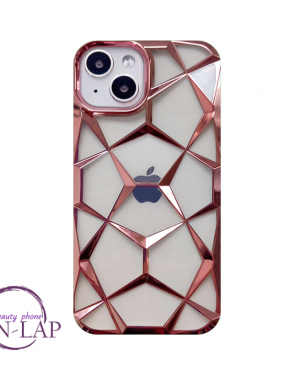 Futrola Crystal Web Iphone 15 Pro Max / roze